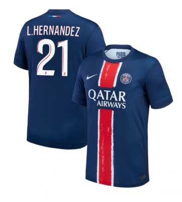 Paris Saint-Germain Lucas Hernandez #21 Primera Equipación 2024-25 Manga Corta